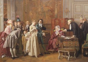結婚 作： Jules Adolphe Goupil